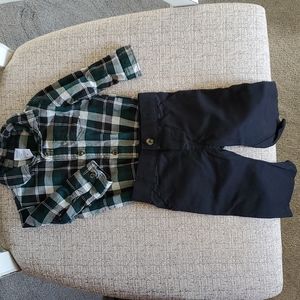 🎉HP🎉 Just One You by Carter's 2 piece baby boy outfit - size 6m